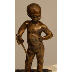 Bronze "Garçon à l'épée" signé L. KLEY