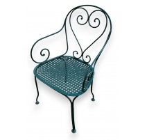 Fauteuil en fer forgé VICHY vert