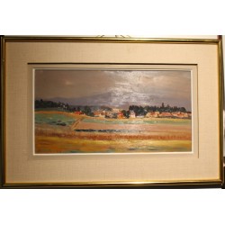 Tableau \"Burtigny\" signé ROUILLER 69