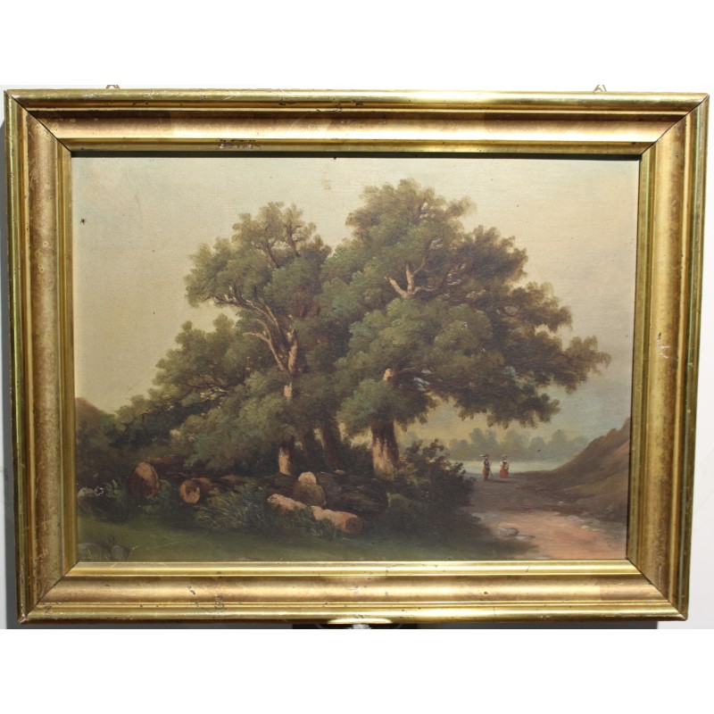 Tableau \"Bord de rivière\"