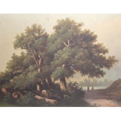 Tableau \"Bord de rivière\"
