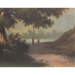 Tableau \"Bord de rivière\"
