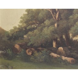 Tableau \"Bord de rivière\"