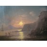 Paintings | Painting entitled ‘View of Naples’, signed Moinat SA  – Antiques and home décor
