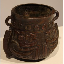 Vase en bronze japonnais