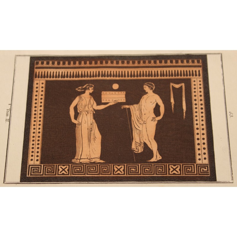 Gravure "Bains romains"