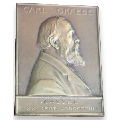 Médaille "Carl GRAEBE" signée Hans FREI