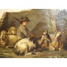 Tableau \"Berger et chèvres\"