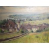 Tableau \"Auvernier\" signé MAFLI