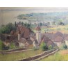 Tableau \"Auvernier\" signé MAFLI