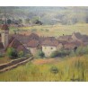 Tableau \"Auvernier\" signé MAFLI