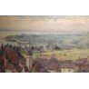 Tableau \"Auvernier\" signé MAFLI