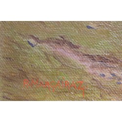 Tableau \"Embouchure Venoge\" signé R. MARGAIRAZ