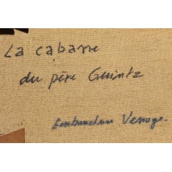 Tableau \"Embouchure Venoge\" signé R. MARGAIRAZ