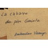 Tableau \"Embouchure Venoge\" signé R. MARGAIRAZ