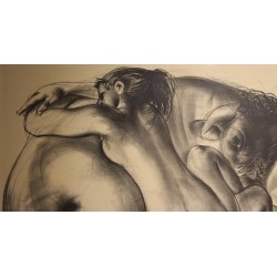 Litho "Europe et le taureau" signée ERNI