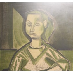 Litho "Femme à la carafe" signée Javier VILATO