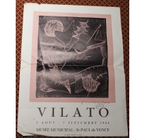 Affiche "Oiseau" signée Javier VILATO