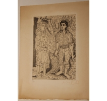 Litho "Couple" signée Javier VILATO