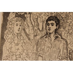 Litho "Couple" signée Javier VILATO