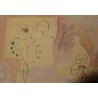 Dessin "Personnages" signé VILATO