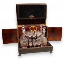 Cave à liqueure complète 4 carafes et 16 verres