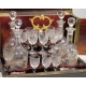 Cave à liqueure complète 4 carafes et 16 verres