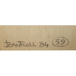 Tableau \"Piège dans l\'ombre\" signé J. ROLL