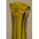 Vase en verre de Murano jaune
