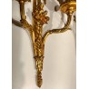 Paire d'appliques style Louis XVI à 2 lumières