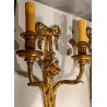 Paire d'appliques style Louis XVI à 2 lumières