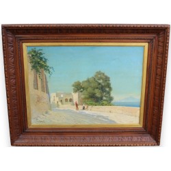 Tableau \"Capri\" signé Henri HÉBERT