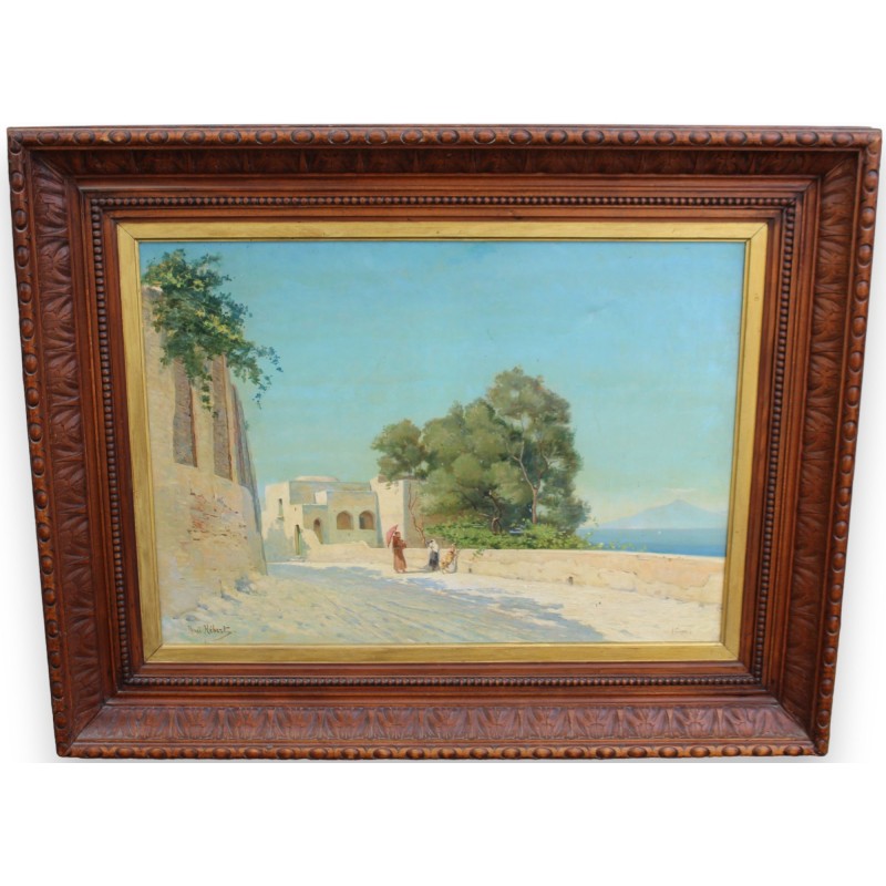 Tableau \"Capri\" signé Henri HÉBERT