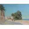 Tableau \"Capri\" signé Henri HÉBERT