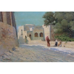 Tableau \"Capri\" signé Henri HÉBERT
