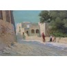 Tableau \"Capri\" signé Henri HÉBERT