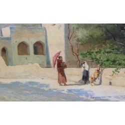 Tableau \"Capri\" signé Henri HÉBERT