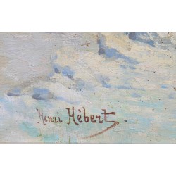 Tableau \"Capri\" signé Henri HÉBERT