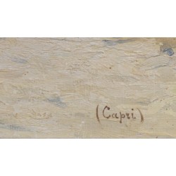Tableau \"Capri\" signé Henri HÉBERT