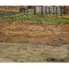 Tableau \"Forêt-Fouesnant\" signé C. HÉBERT