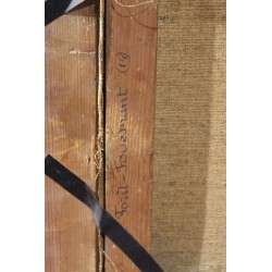 Tableau \"Forêt-Fouesnant\" signé C. HÉBERT
