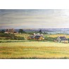 Tableau \"Bretagne\" signé CH HÉBERT