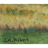 Tableau \"Bretagne\" signé CH HÉBERT
