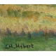 Tableau "Bretagne" signé CH HÉBERT