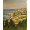 Tableau \"Sanary\" signé CH HÉBERT