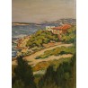 Tableau \"Sanary\" signé CH HÉBERT