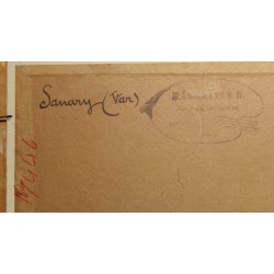 Tableau \"Sanary\" signé CH HÉBERT