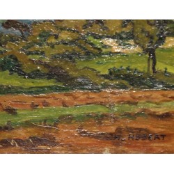 Tableau \"Sanary\" signé CH HÉBERT