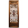 Panneau de porte en bois sculpté
