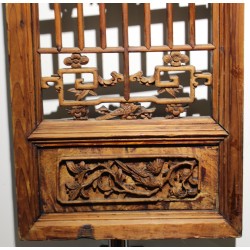 Panneau de porte en bois sculpté